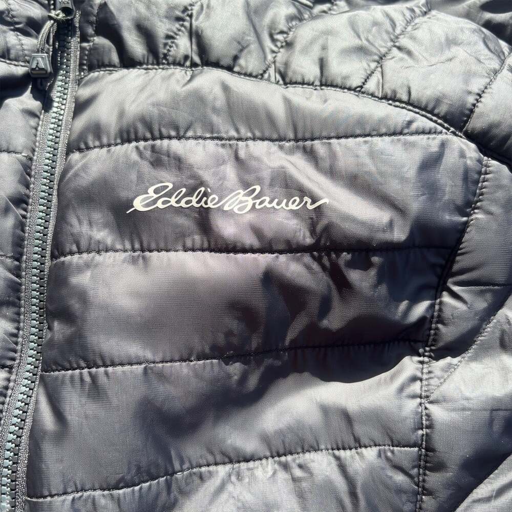 Eddie Bauer First Ascent Pertex Quantum Eco Quilted Jacket Black ~Size S - Picture 9 of 16